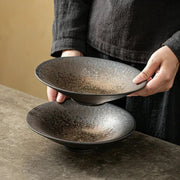 Vintage-Glaze Ceramic Pasta Bowl