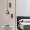 Blown Glass Mesh Pendant Light