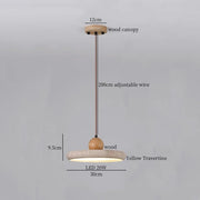 Travertine-Finish Cone Pendant Light