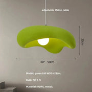 Cloud-Form Resin Pendant Light