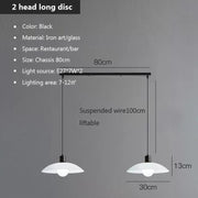 Matte Black Glass Dome Pendant Light