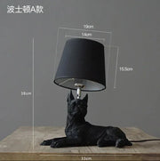 Sculptural Resin Dog Table Lamp — additional product view 14