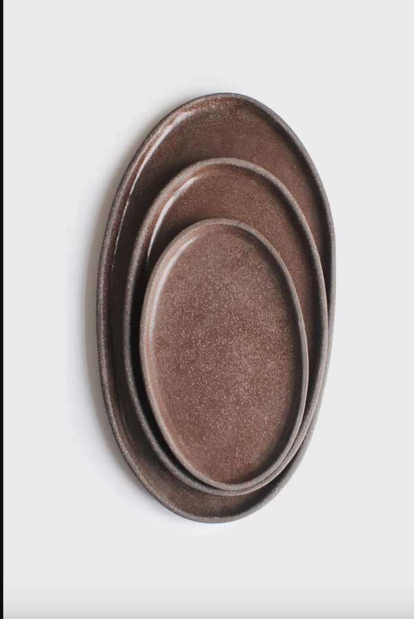 Oval Stoneware Serving Platter — alternate view or variant option
