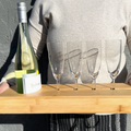 Bamboo Wine Bottle Serving Caddy