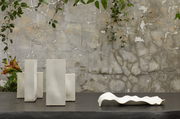 Wide Sculptural Ceramic Vase