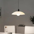 Matte Black Glass Dome Pendant Light