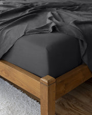 Stonewashed European Linen Sheet Set