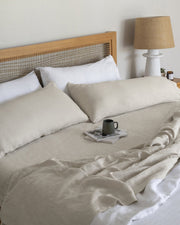 Stonewashed European Linen Sheet Set