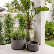 Cylindrical Outdoor Planter