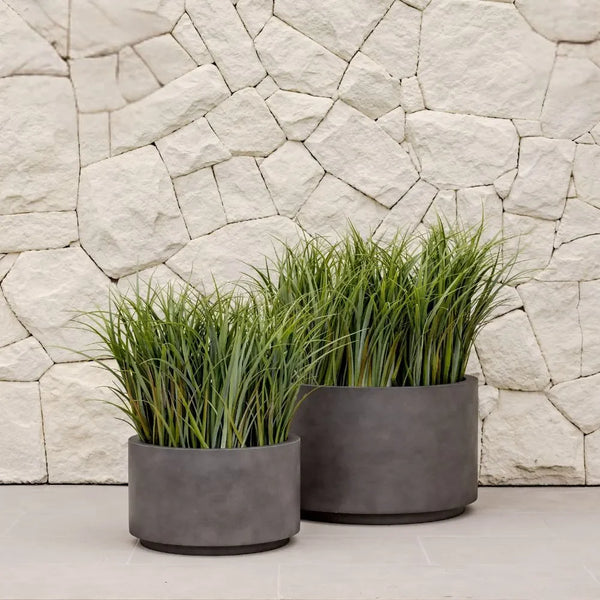 Cylindrical Outdoor Planter