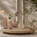 Assorted Glass Bud Vase Set