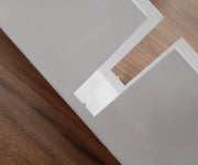 Adjustable Metal Spine Three-Tier Wall Shelf