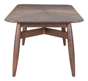 Rubberwood Parquet-Top Dining Table — alternate view or variant option
