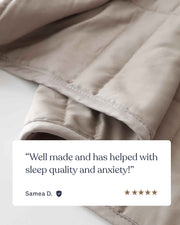 Weighted Cotton Throw Blanket