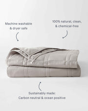 Weighted Cotton Throw Blanket