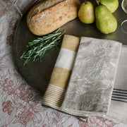Botanical Print Linen Napkin Set