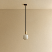Oak Sphere LED Pendant Light