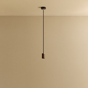 Walnut & Brass Knuckle Pendant Fixture