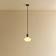 Walnut Oval LED Pendant Light