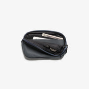 Water-Resistant Grid-Weave Zip Pouch
