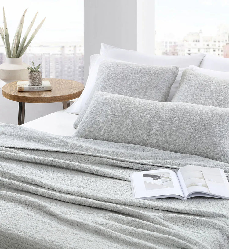 Bouclé-Texture Oversized Bed Blanket – bed blankets (view 3) | Roost & Roam