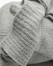 Boucle-Texture Oversized Throw Blanket
