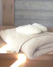 Bouclé-Texture Oversized Bed Blanket – bed blankets (view 9) | Roost & Roam