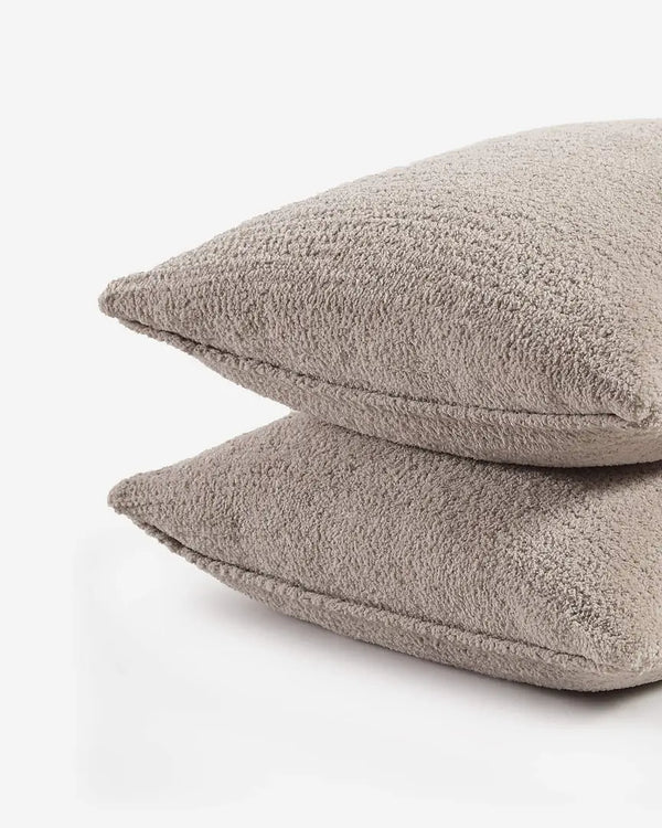 Bouclé-Texture Pillow Sham Set – shams (view 3) | Roost & Roam