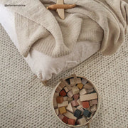 Boucle-Texture Oversized Throw Blanket