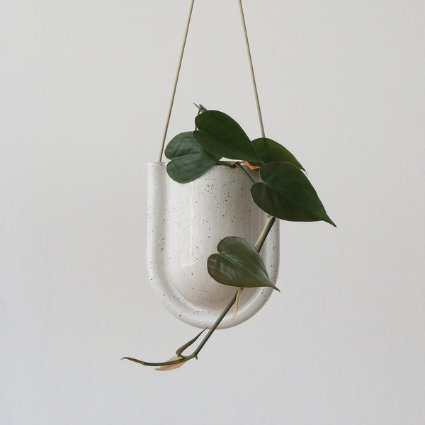 Stoneware Ceramic Hanging Planter