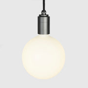 Graphite Nine-Light Pendant with Sphere IV Bulbs