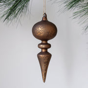 Glass Finial Ornament Set of Four