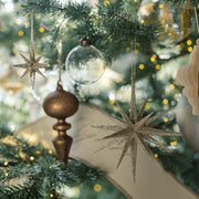 Glass Finial Ornament Set of Four