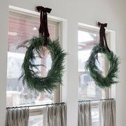 Faux Evergreen Cedar Wreath, 30 in