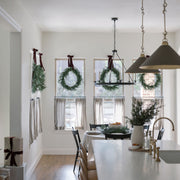 Faux Evergreen Cedar Wreath, 30 in