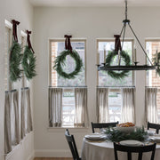 Faux Evergreen Cedar Wreath, 30 in