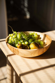 Hand-Carved Wood Nesting Bowl Set
