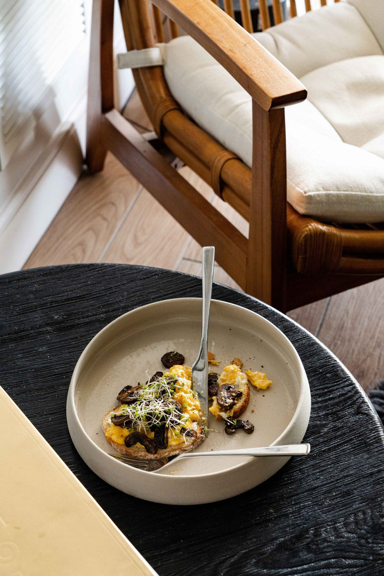 Hand-Thrown Stoneware Dinner Plate
