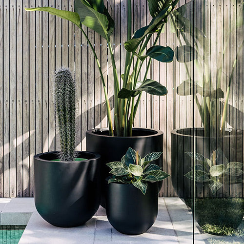 Tapered Cylinder Outdoor Planter