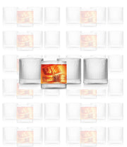 Ribbed Clear Glass Old-Fashioned Tumbler