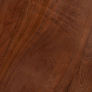 Marble and Mango Wood Round Side Table — scale reference and proportion detail