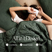 Reversible Boucle Bamboo Comforter
