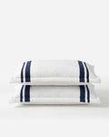 Striped Microfiber Pillow Sham Set