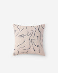 Printed Cotton Slub Throw Pillow – pillows, in blush | Roost & Roam