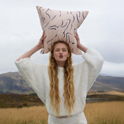 Printed Cotton Slub Throw Pillow – pillows (view 4) | Roost & Roam