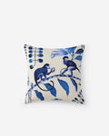 Printed Cotton Botanical Monkey Pillow – pillows, in off white | Roost & Roam
