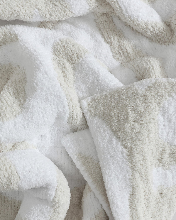 Casablanca-Print Soft Knit Bed Blanket – bed blankets (view 3) | Roost & Roam