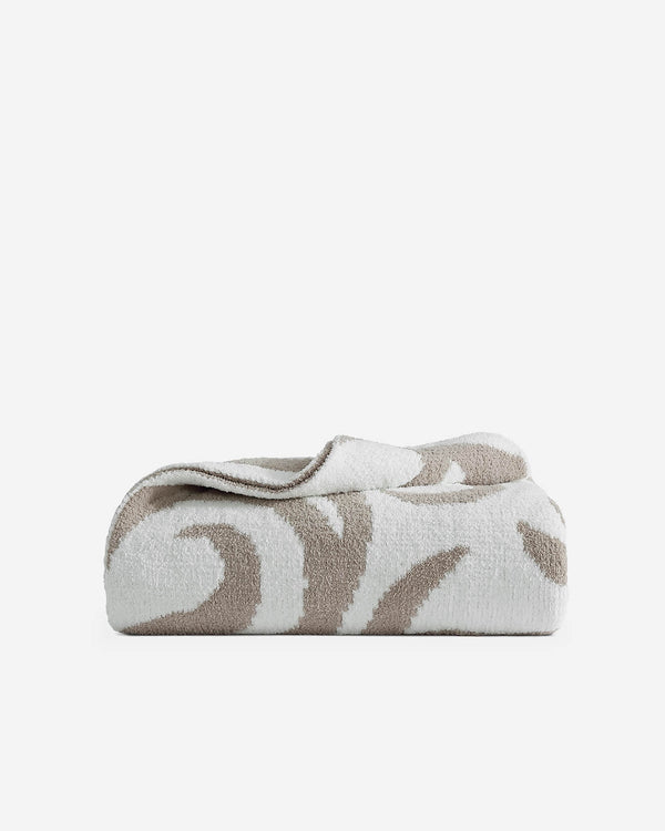Casablanca-Print Soft Knit Bed Blanket – bed blankets (view 4) | Roost & Roam