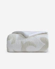 Tonal Boucle-Texture Casablanca Comforter – comforters, in cloud gray - off white | Roost & Roam