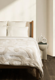 Tonal Boucle-Texture Casablanca Comforter – comforters (view 4) | Roost & Roam